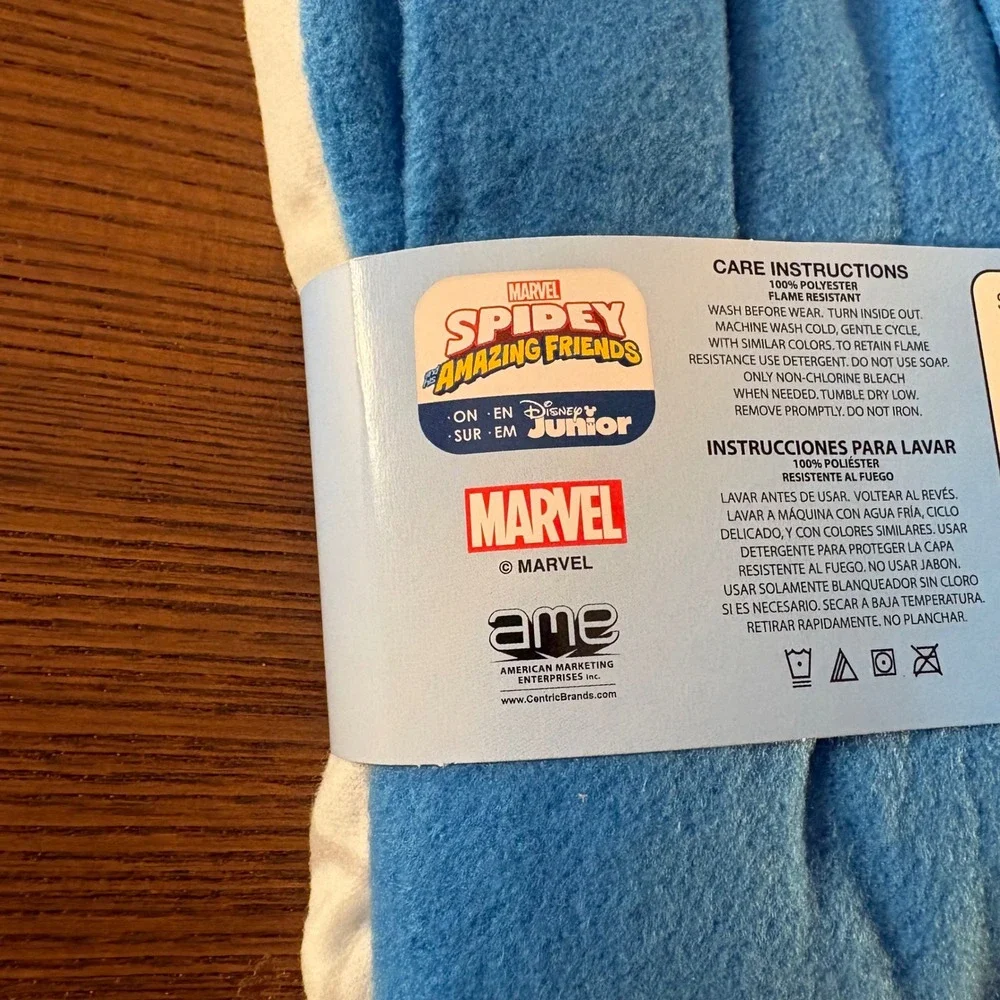 Marvel Spiderman Spidey Amazing Friends PJ Set Boys 3T Blue NEW‎ Flannel Pajamas